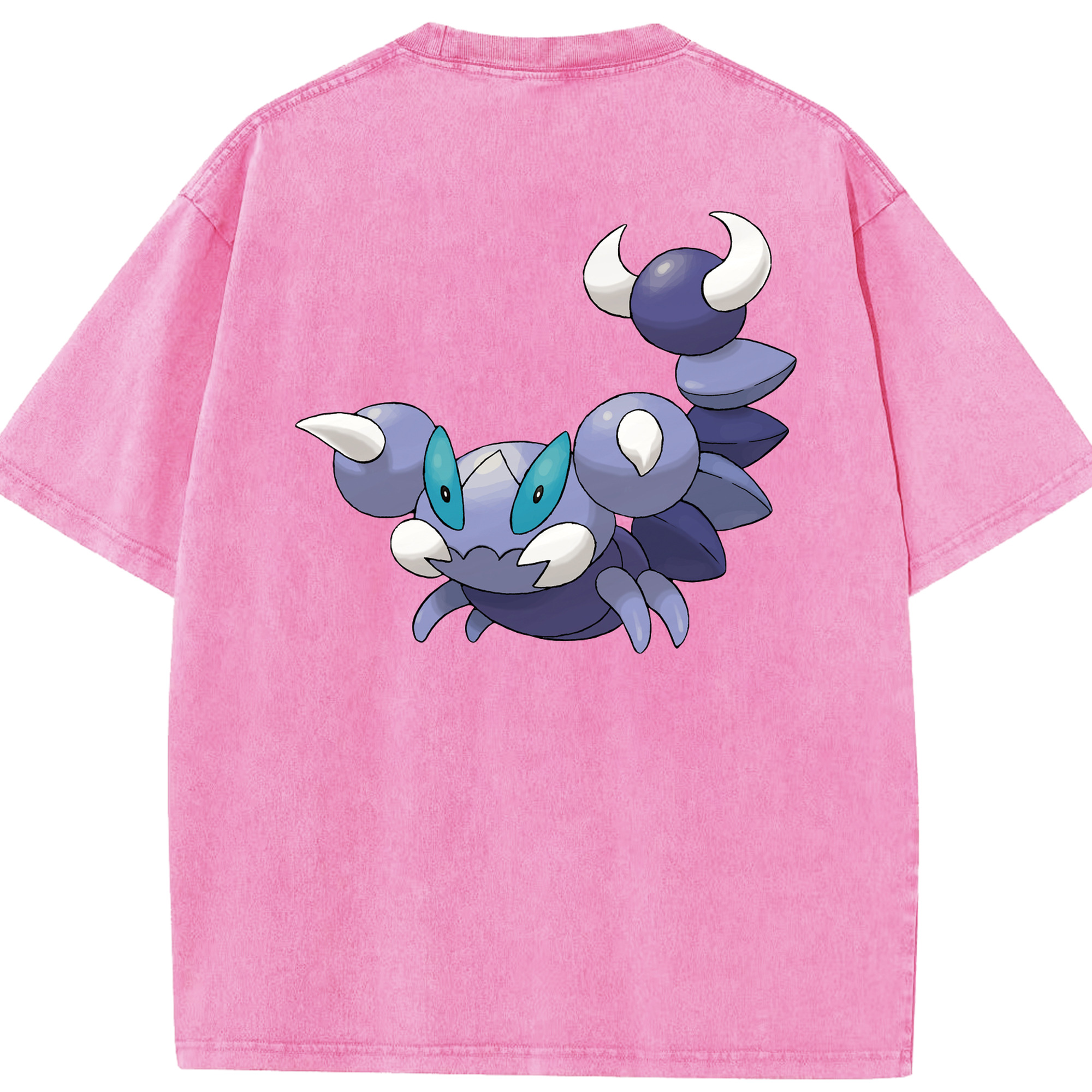 （画像用） ポケットモンスター Pokémon 綿100% ヴィンテージ風 半袖Tシャツ（背面プリント）